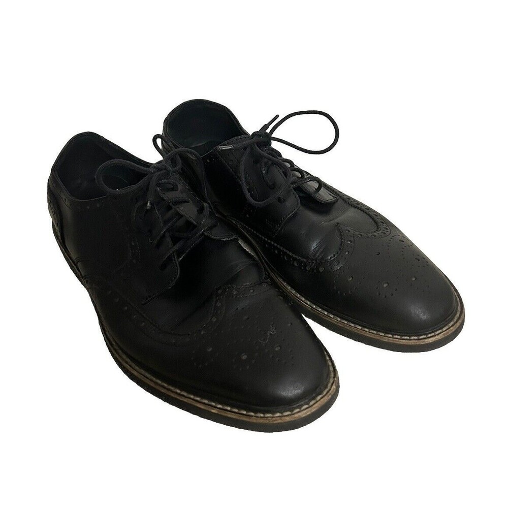 Asher Green Men's 10M Genuine Leather Two Tone & Multi Tone Wingtip Dress Shoes